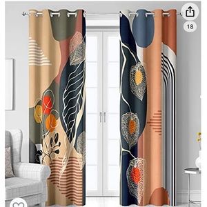 Boho curtain panels.